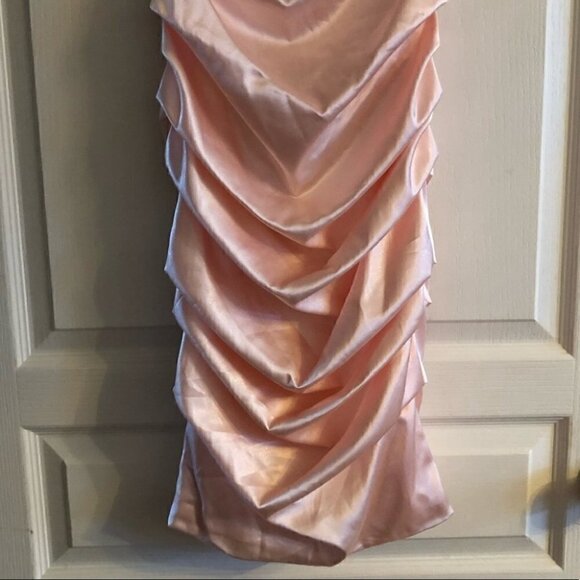 COCKTAIL Dress In Glittery pastel orange Size XXS - Picture 4 of 9
